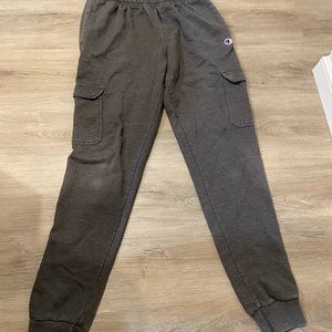 Grey champion pants, medium good quality